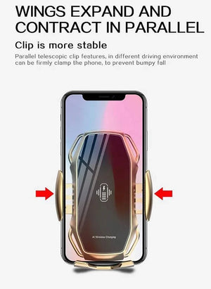 10W Auto Wireless Ladegerät - Smart Sensor Klemme - RU TechGear