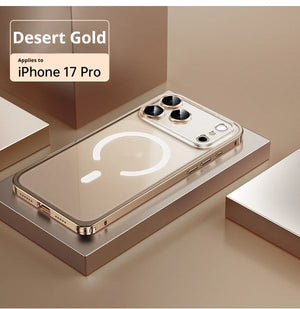 iPhone MagSafe Schutz Hülle – Transparent & Metallrahmen - RU TechGear