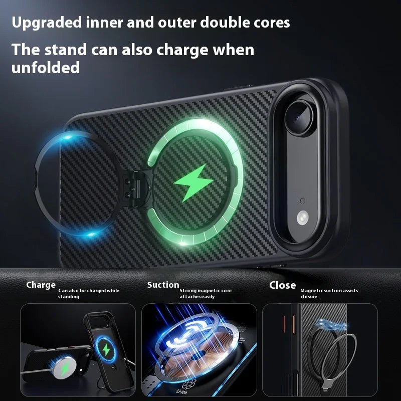 Kevlar MagSafe Hülle - Ultra-dünn Carbon-Faser iPhone Hülle - RU TechGear
