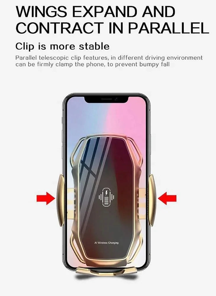 10W Auto Wireless Ladegerät - Smart Sensor Klemme - RU TechGear