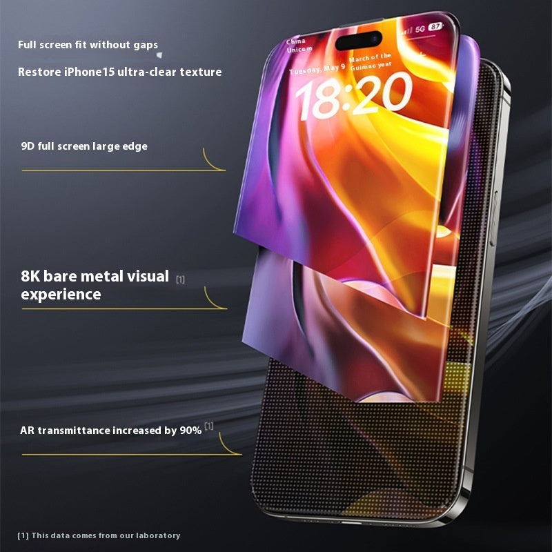 iPhone 16 Pro Panzerglas: Blaulichtfilter & Vollschutz 9H Härte - RU TechGear