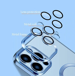 Luxus Galvanisierte MagSafe-Hülle mit Staubschutznetz - RU TechGear