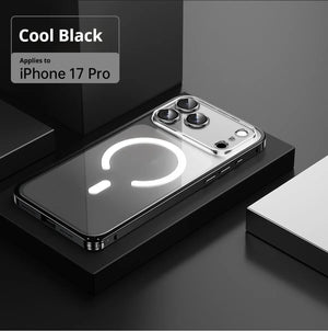 iPhone MagSafe Schutz Hülle – Transparent & Metallrahmen - RU TechGear