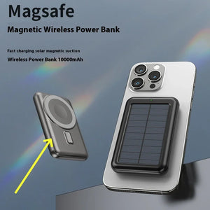 Solar MagSafe Powerbank 10000mAh – Umweltfreundlich und Mobil - RU TechGear
