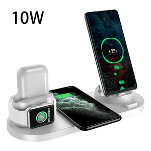 6-in-1 Ladestation für iPhone, Watch & AirPods - RU TechGear
