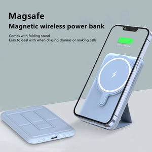 MagSafe Powerbank 10000mAh mit Ständer – Perfekt fürs iPhone - RU TechGear