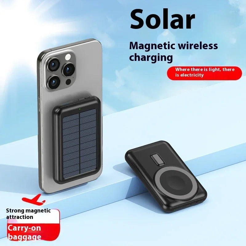 Solar MagSafe Powerbank 10000mAh – Umweltfreundlich und Mobil - RU TechGear