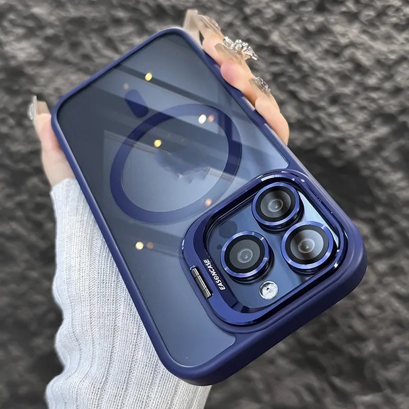 iPhone Schutzcase: Klar, CD-Muster, Kamera & Ständer-Feature - RU TechGear