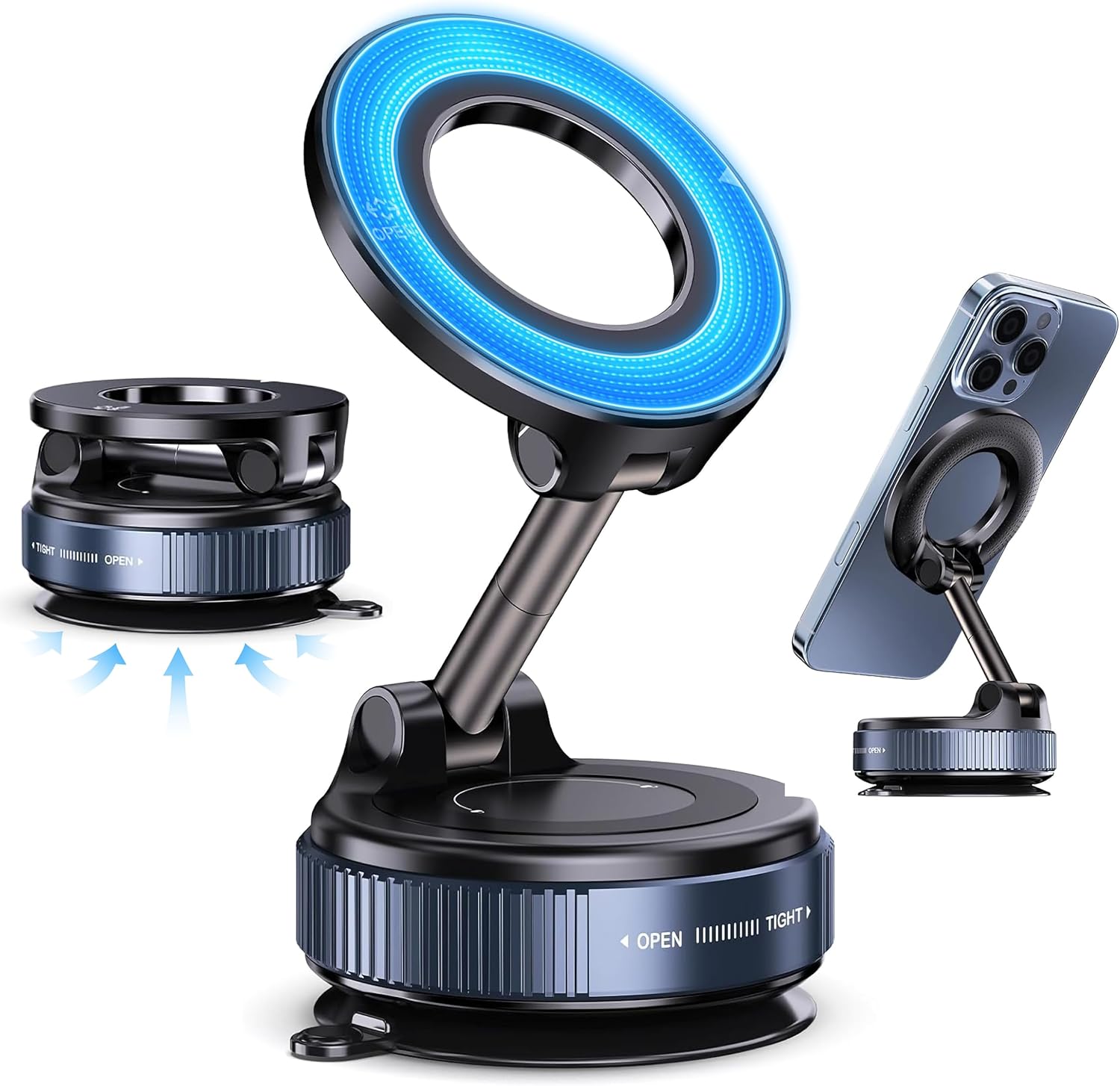 Magnetische KFZ Handyhalterung - 360° Drehbar für iPhone & MagSafe - RU TechGear