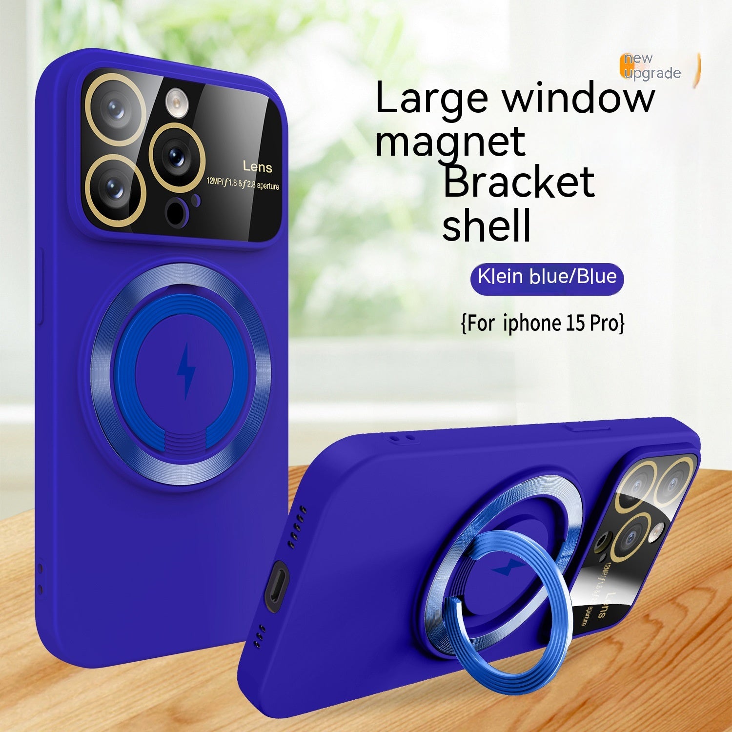 iPhone Magnetische Schutzhülle mit Fenster & 360° MagSafe Ständer - RU TechGear