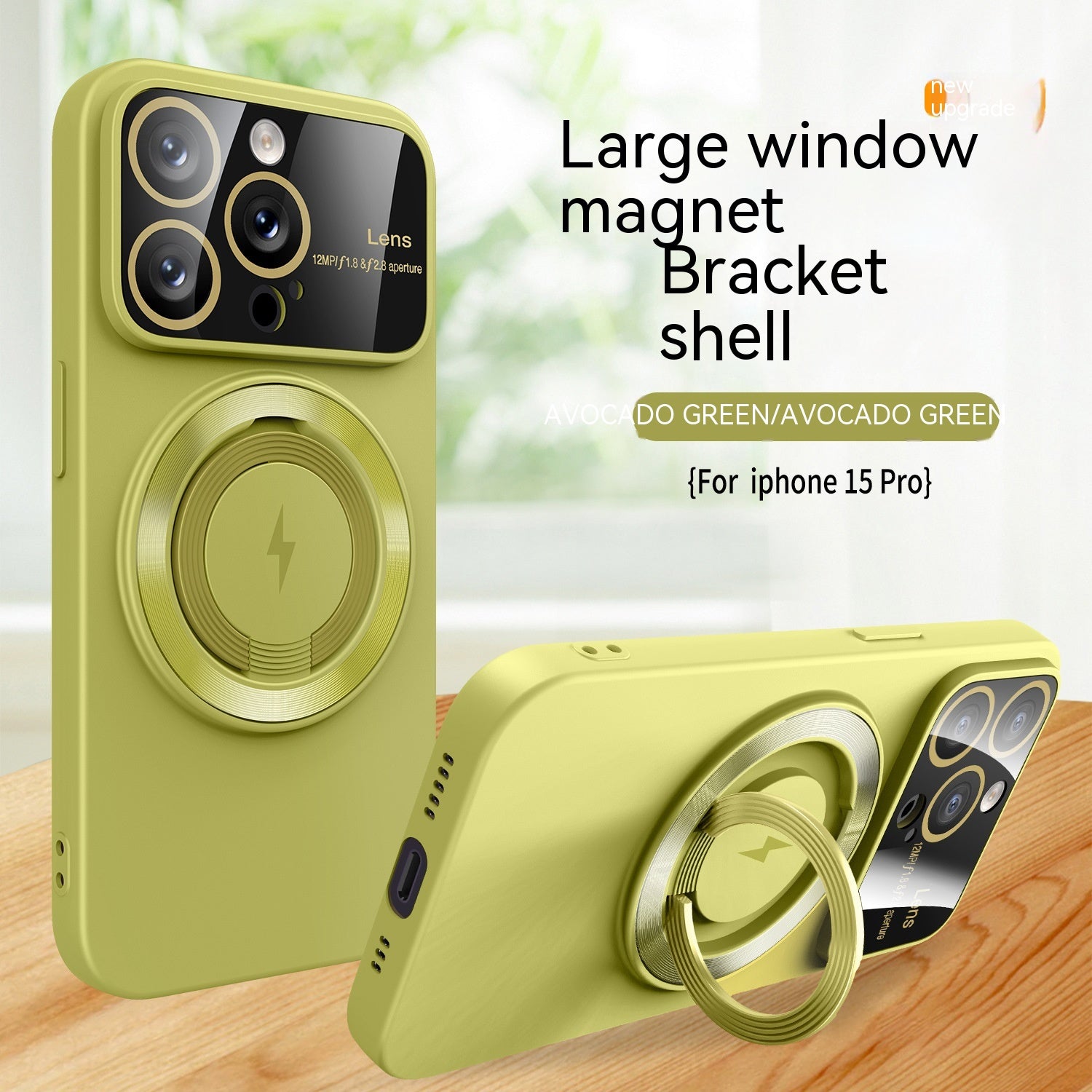 iPhone Magnetische Schutzhülle mit Fenster & 360° MagSafe Ständer - RU TechGear