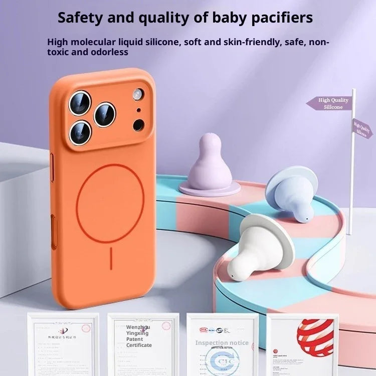 Premium MagSafe Flüssigsilikonhülle für iPhone 12-17 - RU TechGear