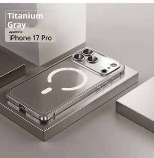 iPhone MagSafe Schutz Hülle – Transparent & Metallrahmen - RU TechGear