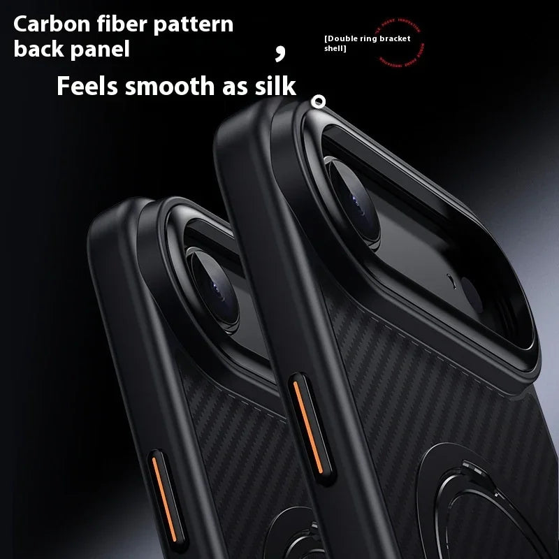 Kevlar MagSafe Hülle - Ultra-dünn Carbon-Faser iPhone Hülle - RU TechGear