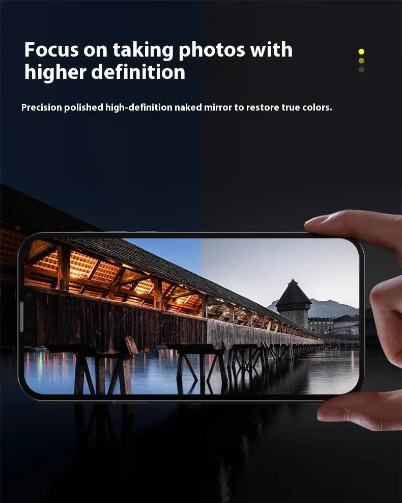 iPhone Kamera Schutzfolie aus Gehärtetem Glas - Kristallklarer Schutz - RU TechGear